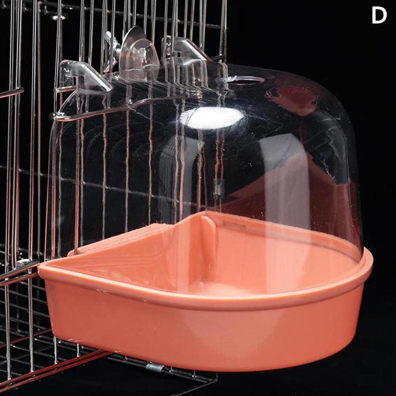 Product Introduction of Hanging Bird Bath Cube Parrots Bathtub Hanging Bird Bath Box, Parakeet Shower Caged ,Parrot W5C4 38