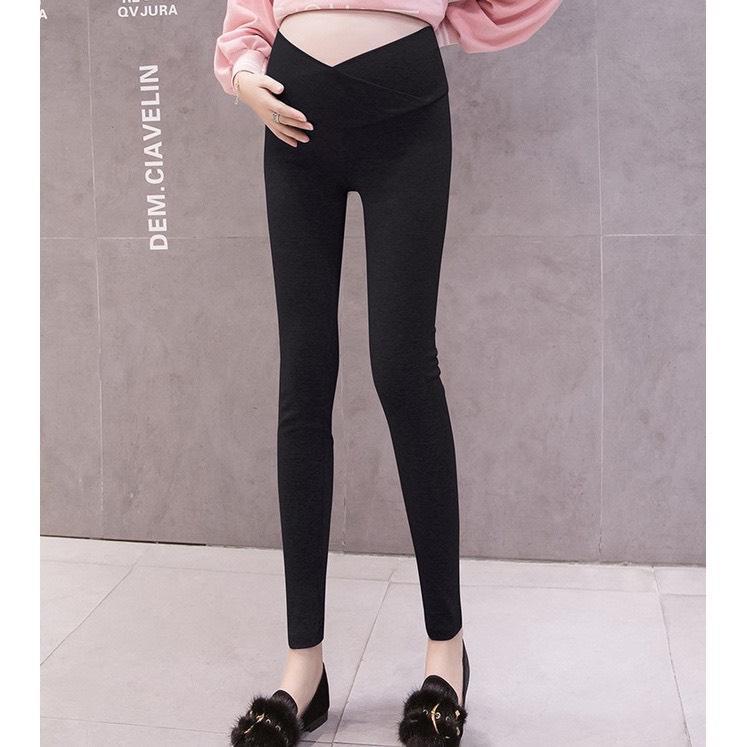 Quần legging bầu vạt chéo QB111 1