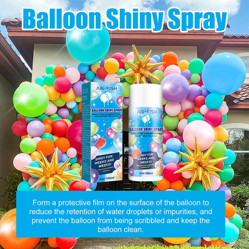 Product Introduction of 100ml Balloon Shiny Spray Anti-fading Polished Atmosphere Balloon Gloss Spray Balloon  Christmas Balloon Supplies 11