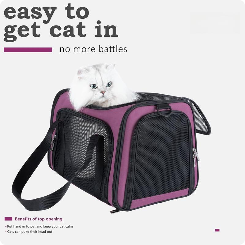 TikTok Shop Easy Load Pet Carrier for Medium Cats and Small Dogs