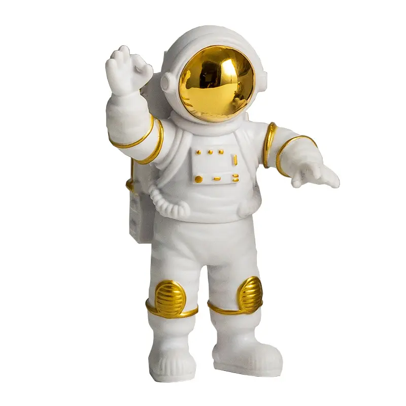 Astronaut Figure Statue Figurine Spaceman Sculpture Educational Toy Desktop Home Decoration Astronaut Model For Kids Gift