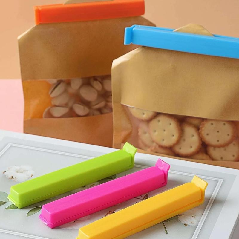 Random Color Food Sealing Clip, Portable Durable Multi-purpose Snack Sealing Clip, Kitchen Food Storage Sealing Clip, Kitchen Food Storage Accessories, Kitchen Gadgets 4