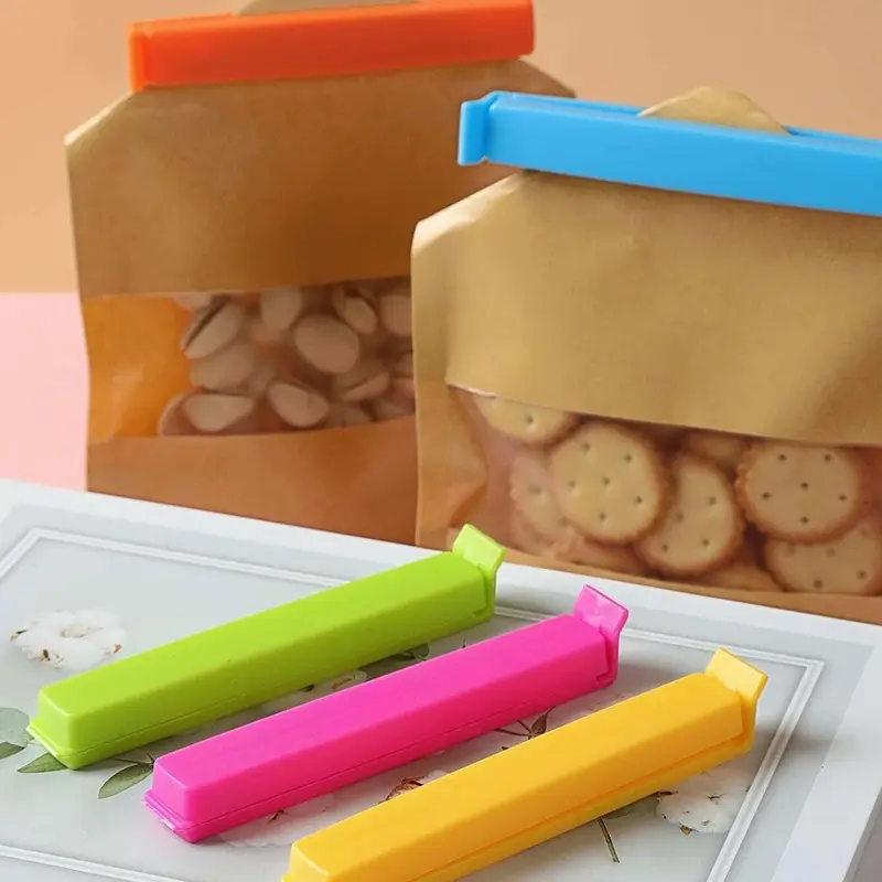 Random Color Food Sealing Clip, Portable Durable Multi-purpose Snack Sealing Clip, Kitchen Food Storage Sealing Clip, Kitchen Food Storage Accessories, Kitchen Gadgets 5