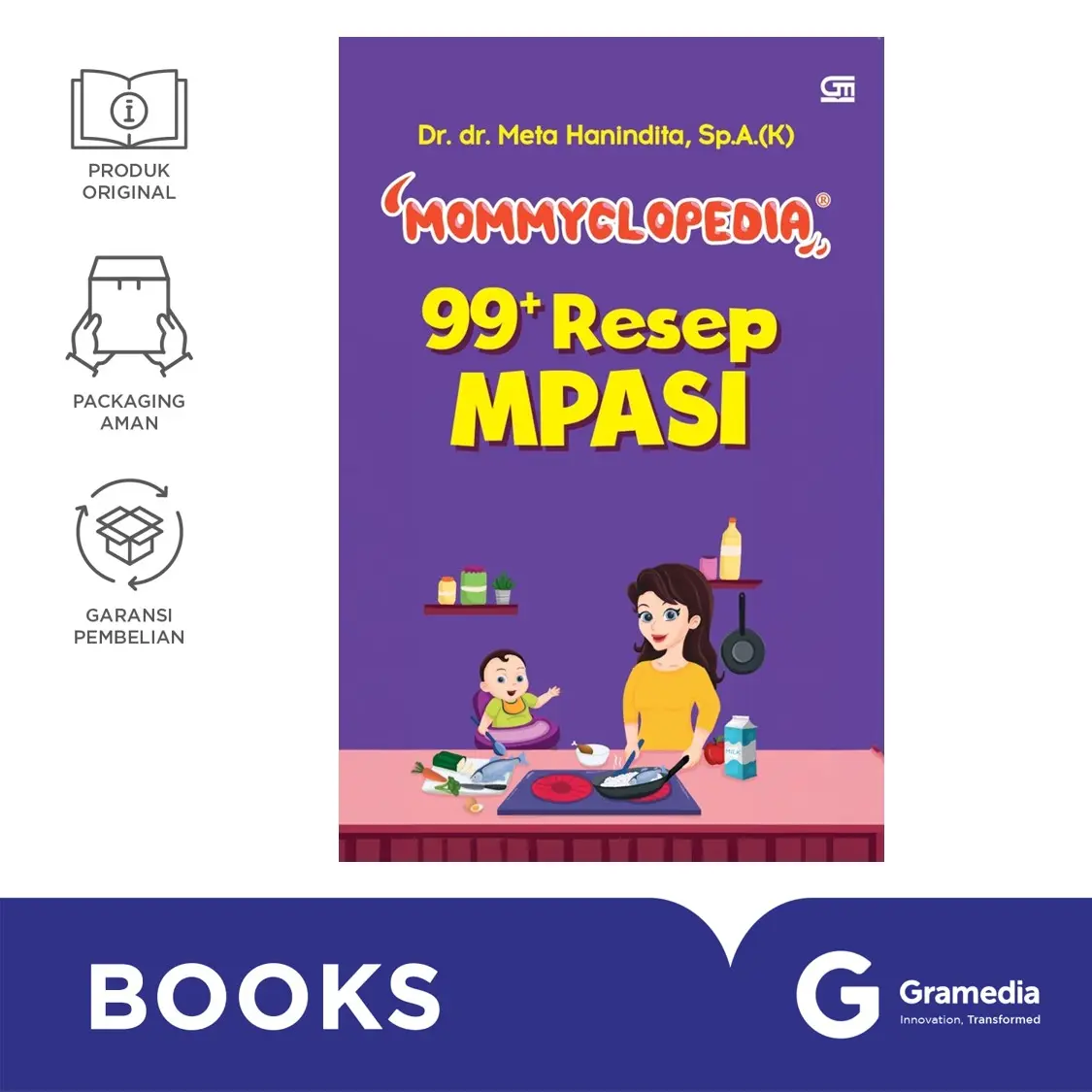 Buku Mommyclopedia 99+ Resep Mpasi (dr. Meta Hanindita, Sp.A)