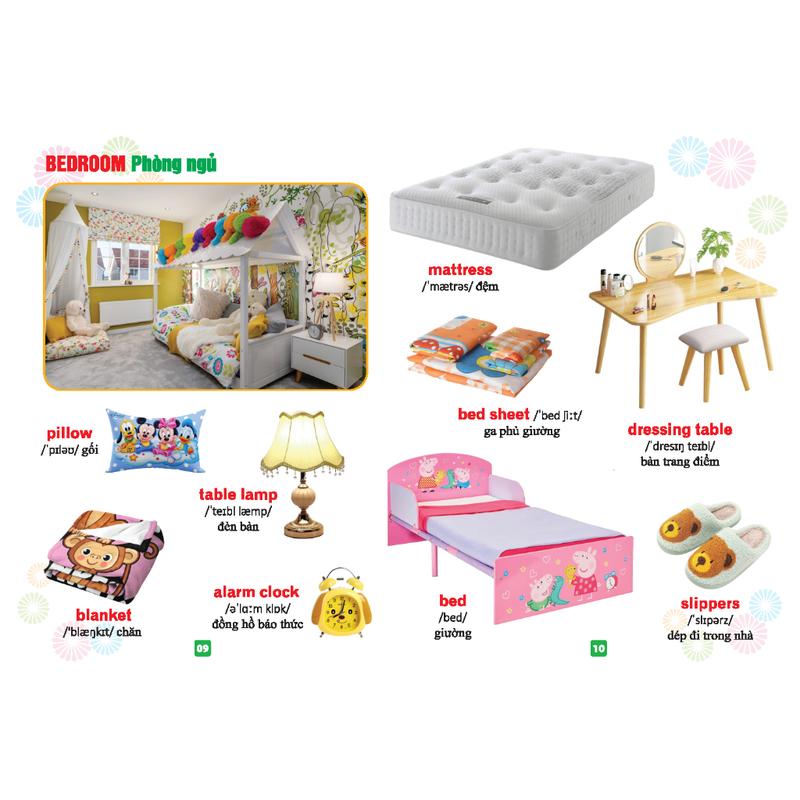 Sách - Combo 3 cuốn Từ điển bằng tranh-Bảng chữ cái tiếng việt ,Cờ các quốc gia trên thế giới ,Đồ dùng gia Đình( bìa cứn 6