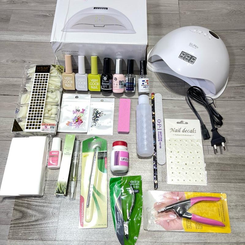 Set combo nail cơ bản làm tại nhà đầy đủ cá nhân . Set lựa màu sơn gel thoải mái ạ Sơn Gel