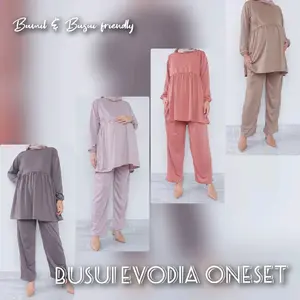 Setelan Babyterry Bumil Busui EVODIA ONESET