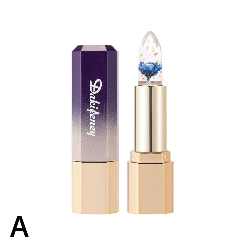 Product Introduction of New Temperature Change Moisturizing Lipstick 1pcs Lipstick Flower Jelly Color Changing Lipstick W4Y1 26