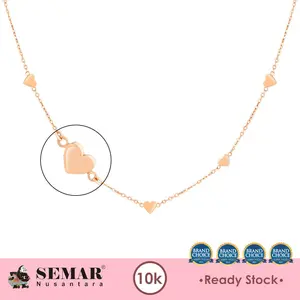 Kalung Emas Dainty Sweet Heart Gold 10K Semar Nusantara