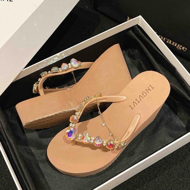 Giày dép xỏ ngón nữ QC cao cấp thời trang mẫu mới 10 phân - GiàY, Women, Có Quai, Shoes 3
