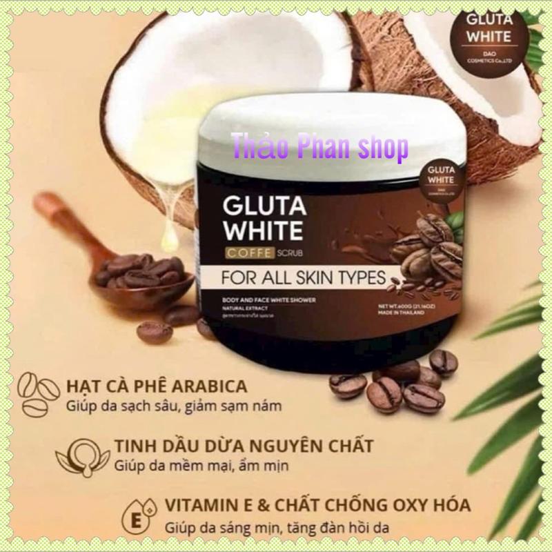 TẨY TẾ BÀO GLUTA WHITE THÁI LAN 600gr Dưỡng Da Body 0