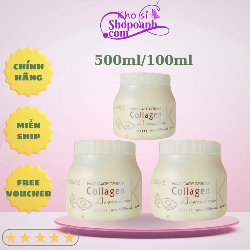  Ủ tóc phục hồi tóc hư tổn Nữ collagen Karanz hương bơ 900ml  475ml  hộp trắng  Women 