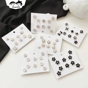 COD Bross Mini 10Pcs KLik Pin Baju Hijab Dagu Wanita Aksesoris Fashion Korea BRS01 Klip Manik