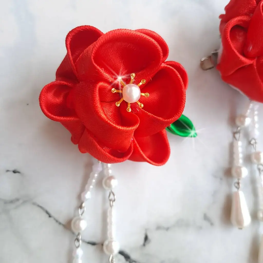 Kanzashi Jepit tuspin hiasan rambut Jepang / asesoris kimono