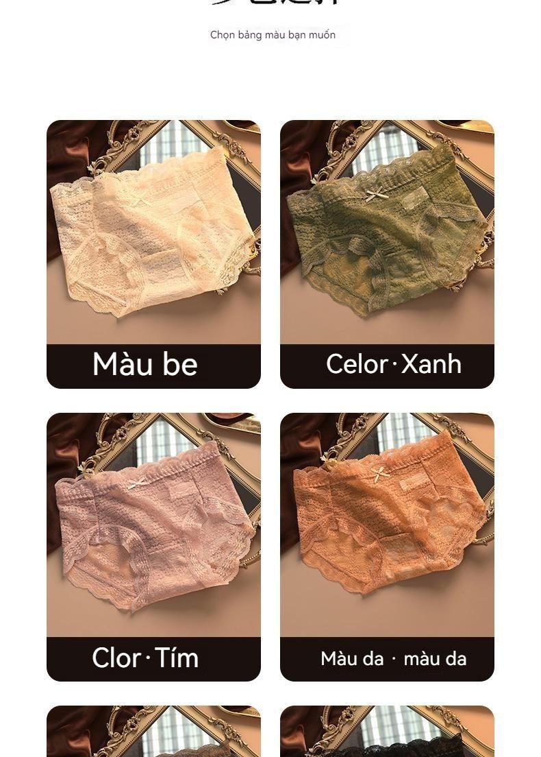 Product Introduction of Đồ Lót Ren, Chất Lượng Phổ Biến, Dành Cho Nữ, cạp vừa, Làm Bằng Bông, Có Đáy Kháng Khuẩn, Gợi Cảm Và Thoáng Khí, Liền Mạch, Phong Cách Cổ Điển Quần Lót Bé Gái, Thích Hợp Cho Đồ Lót Nữ 26