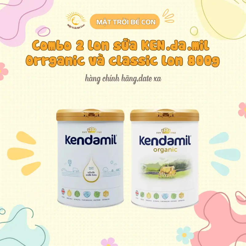 [combo 2 lon] sữa CT tăng trưởng Ken DA Mil Ngyên Kem Nhập KHẩu Anh Quốc Lon 800g hỗ trợ chiều cao và tiêu hóa 1