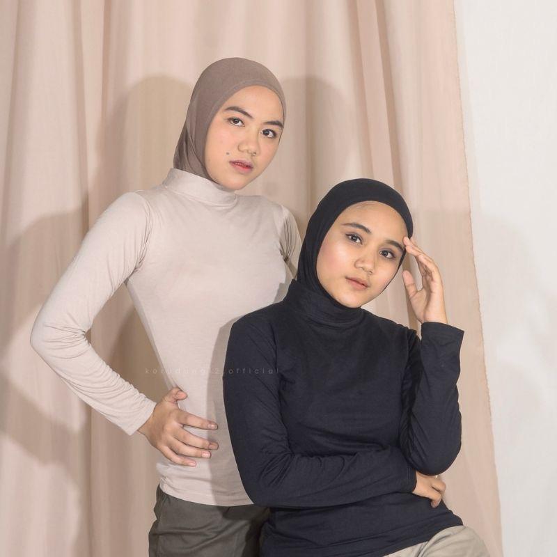 Product Introduction of Manset Kaos Premium Rayon super / basic tutrtleneck / manset Hitam Polos 3