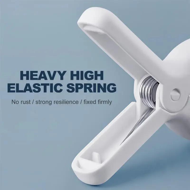 3Pack Plastic Clothes Pins with Strong Anti-Rust Springs Heavy Duty Beach Towel Clips Laundry Clothespins to Keep Towel 7