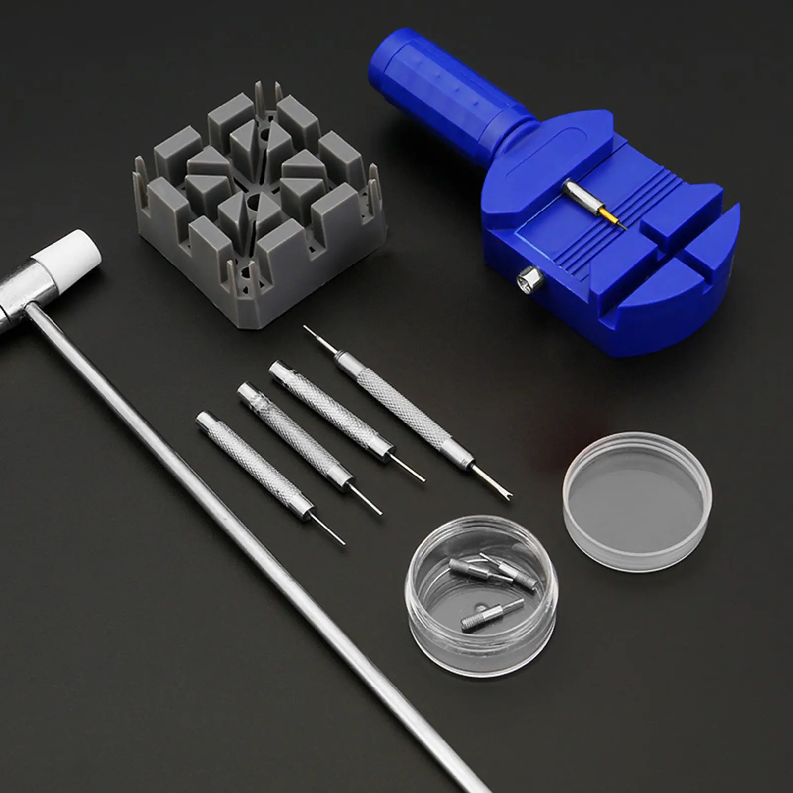 Ol.Q-1 Set Efficient High Precision Multi Specifications Watch Repair Tool Watch Link Band Chain Pin Remover Adjuster Tool