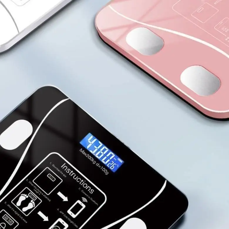 BISA COD 6152 Timbangan Badan Digital / Smart Body Fat Scale LED Bluetooth Aplikasi 4