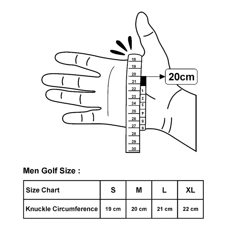 Zuna Gloves Golf Men Comfy Flex 6