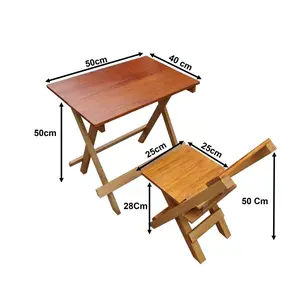 Meja Kursi Lipat anak - set meja kursi