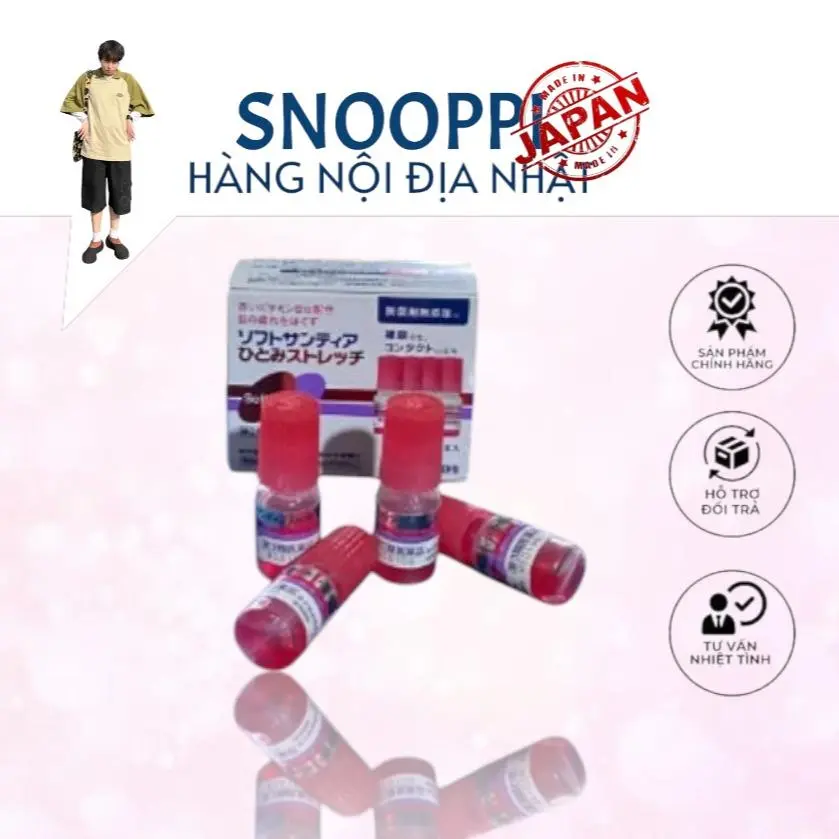 Nước nhỏ mắt nhân tạo  Santen Soft Sentear ( hộp 4 lọ) Nhật Bản