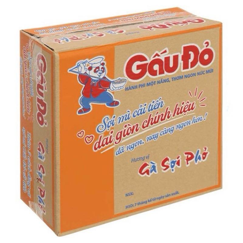 Mì gấu đỏ gà sợi phở thùng 30gói thùng mì mì gói mi tom