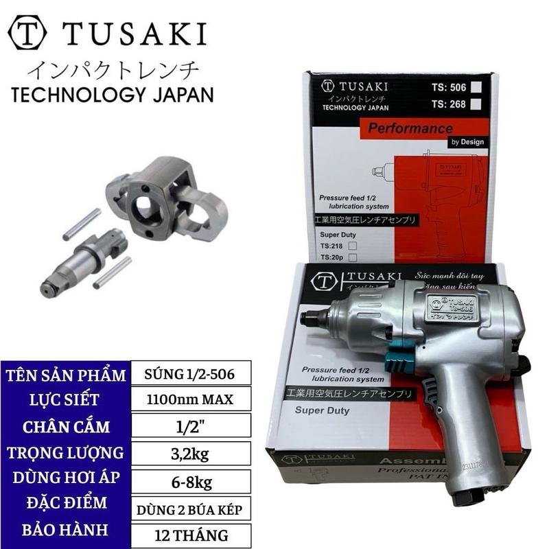 Máy Siết - Mở Bulong Cao Cấp Tusaki Model Ts-506 