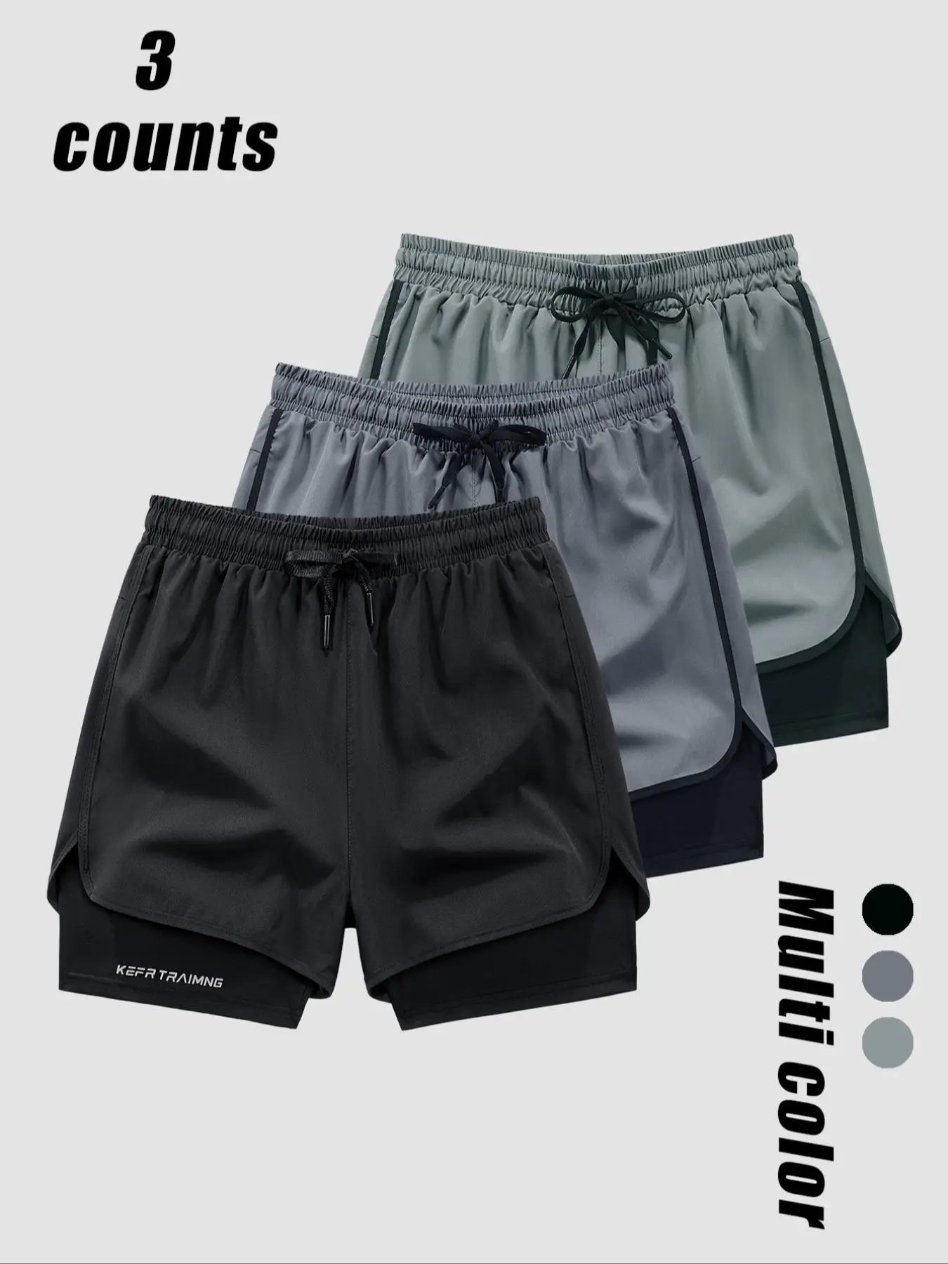 Men's Letter Print Boxer Briefs, Breathable Comfortable Underwear for Daily Wear, Casual Men's Underwear for Summer