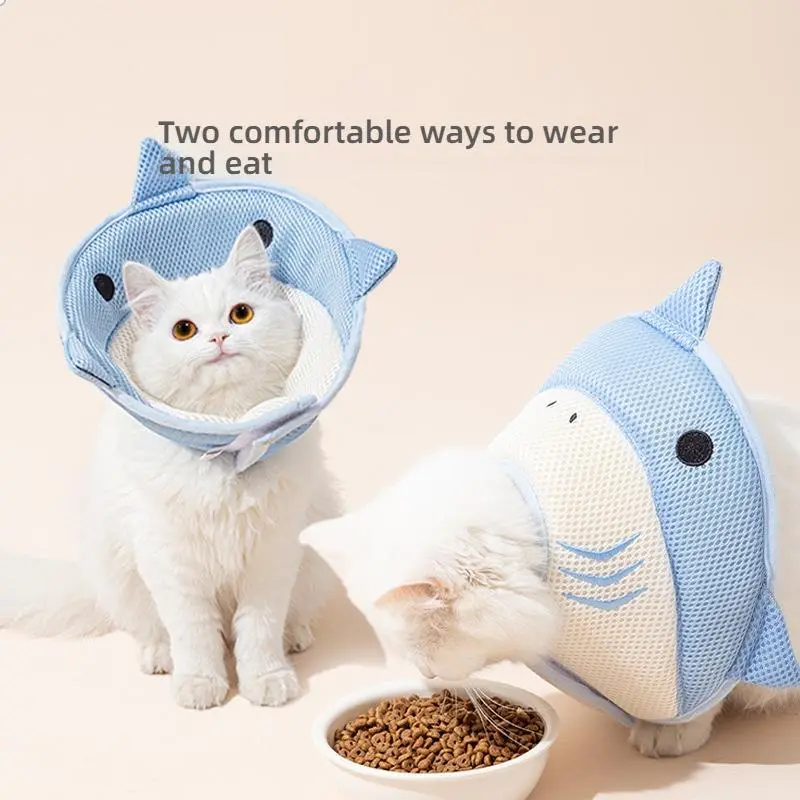 Cute Cartoon Design Pet Collar, 1 Count Adjustable Pet Collar, Pet Neck Cone, Pet Supplies for Dogs & Cats, Pet Accessories 5