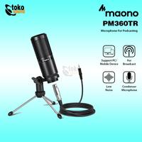Gambar Maono AU-PM360TR Condenser Microphone XLR to Jack 3.5mm - Original dari Tokosound Proaudio Kota Administrasi Jakarta Barat 1 Tokopedia