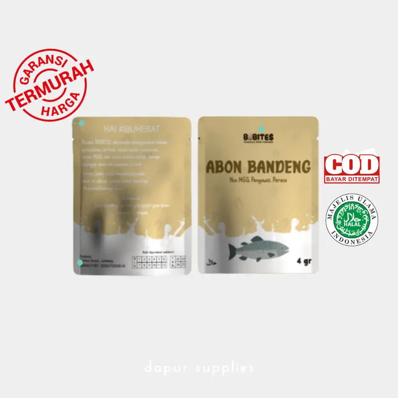 Abon Mpasi Bayi Halal 4gr / Abon Sachet Sehat Tanpa Pengawet / Penambah Nafsu Makan Abon Bayi Non MSG Food 2
