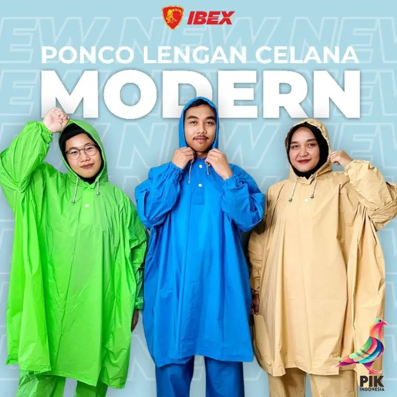 Jas Hujan Atasan dan Celana MODERN - IBEX 3