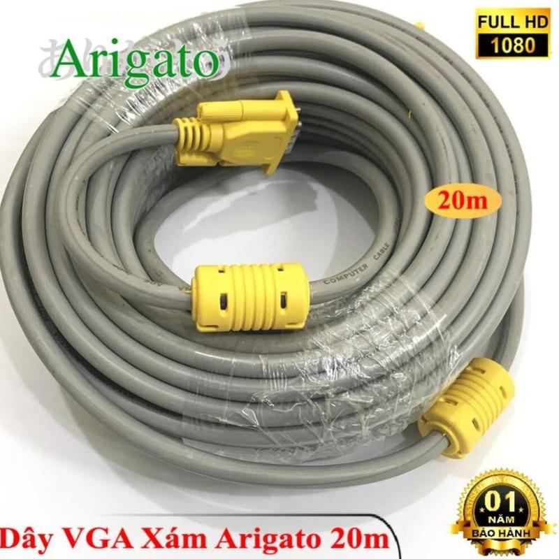 Product Introduction of Dây VGA 3+6 dài 10m, 15m 20m ARIGATO, hình ảnh rõ nét 2K*1080p 1
