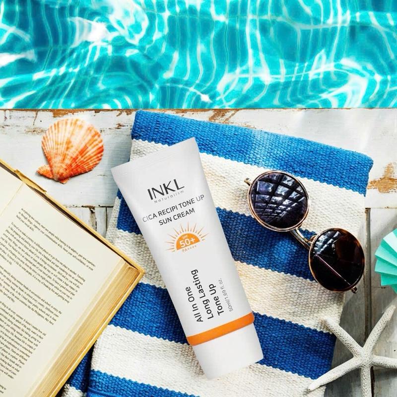 Kem chống nắng nâng tone SPF 50+/PA INKL 50ml - Skincare toner  dalba kem  chong nang han 2