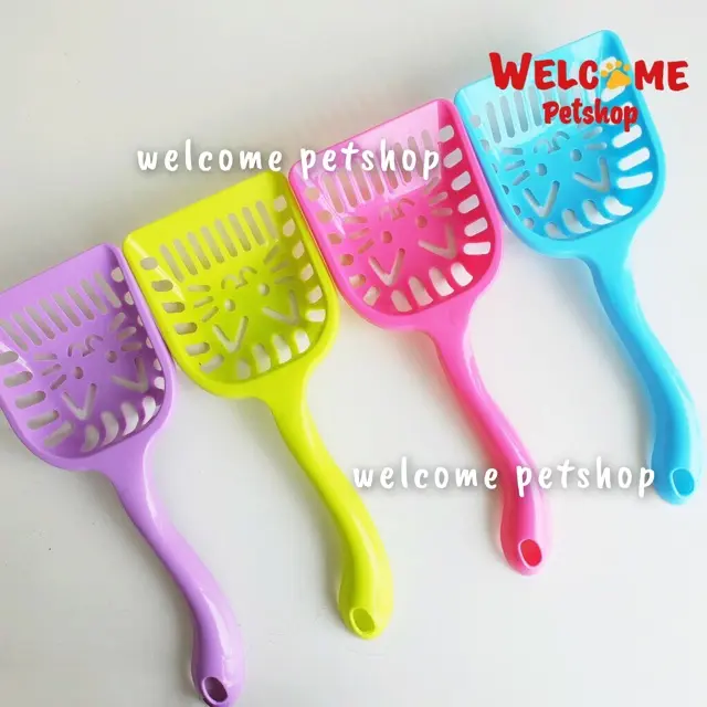 SEROKAN SEKOP PASIR KUCING Poop Kucing / Serokan Motif Ekor Kucing 2