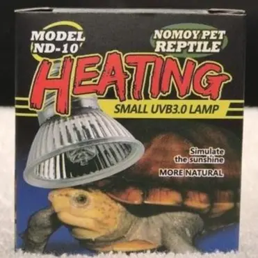 2pc Lampu Reptil Halogen UVA Pemanas Penghangat Kandang BD Iguana Sulcata NOMOY ND-10 25w 50w 75w