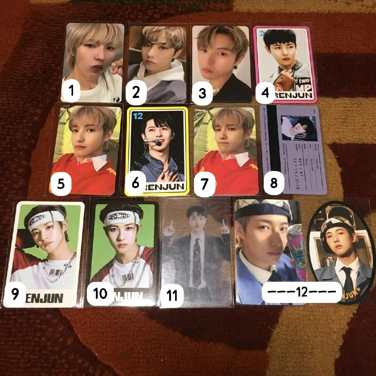 PHOTOCARD RENJUN NCT OFFICIAL
