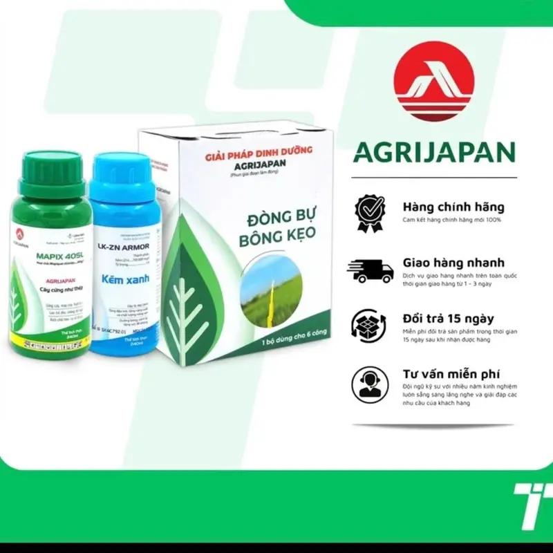 1 CẶP ĐÒNG BỰ BONG KẸO ARGIJAPAN GIÚP KÍCH ĐÒNG CỨNG CÂY XANH LÁ DẦY LÁ 2chai 250ml 1