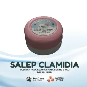 Salep Clamidia - Untuk Mata Kucing Bengkak Bernanah dan Gatal