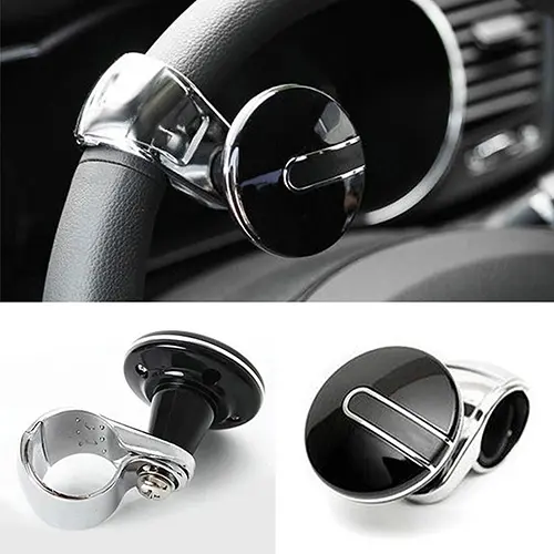 [QUE] Car Auto Truck Power Steering Wheel Spinner Booster Aid Knob Ball Handle Clamp