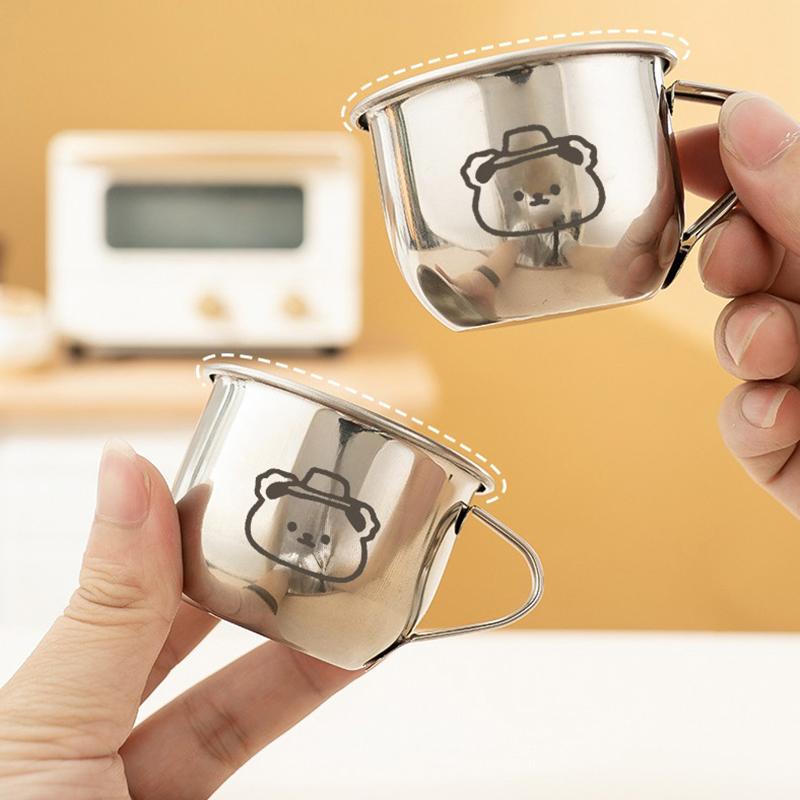 Product Introduction of 80/200ML Mini 304 Stainless Steel Milk Cup Coffee Flower Milk Frothing Pitcher Latte Cappuccino Milk Cream Cup Small Coffee Cup Jugs Tea 28