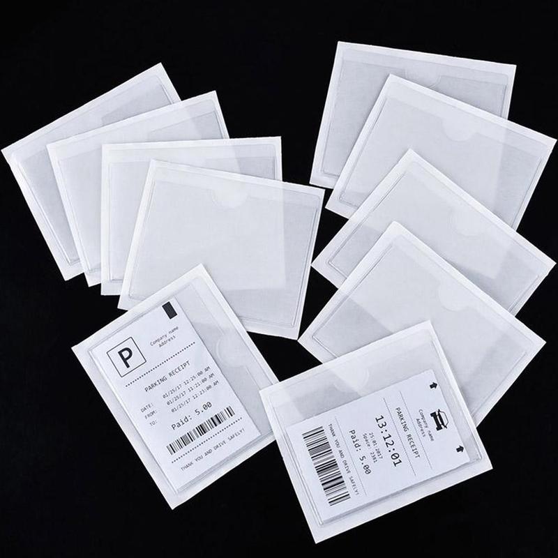 1Pcs Self Adhesive Backed Windscreen Ticket Holder For Parking Permit 100mm X 80mm Adhesive X7M3 4