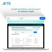 Gambar JETE CXM1 Kabel iPhone MFi Fast Charging 12W | USB to Lightning Mfi - Garansi Resmi 2 Tahun dari JETE Authorized Shop Kota Semarang 3 Tokopedia