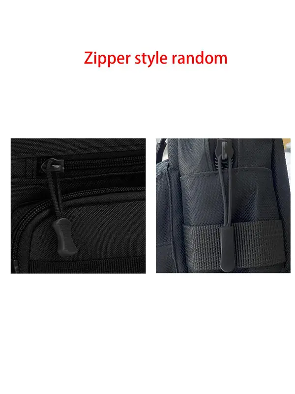 Men's Outdoor Large Capacity Multifunctional Fanny Pack, Casual Zipper Chest Bag, Sports Gym Bag for Men 6