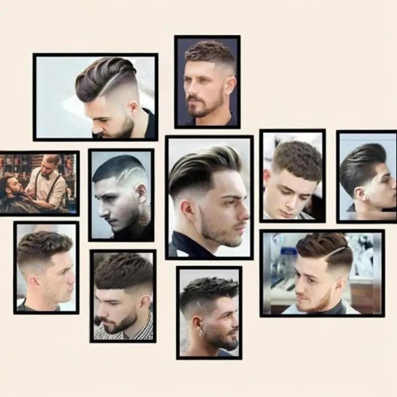 Bộ 11 tranh Decor salon tóc nữ salon baber tranh fomex 5ly dán tường sẵn băng keo sau tranh không cần khoan ,Treo Phòng Phòng Khách Treo Tường