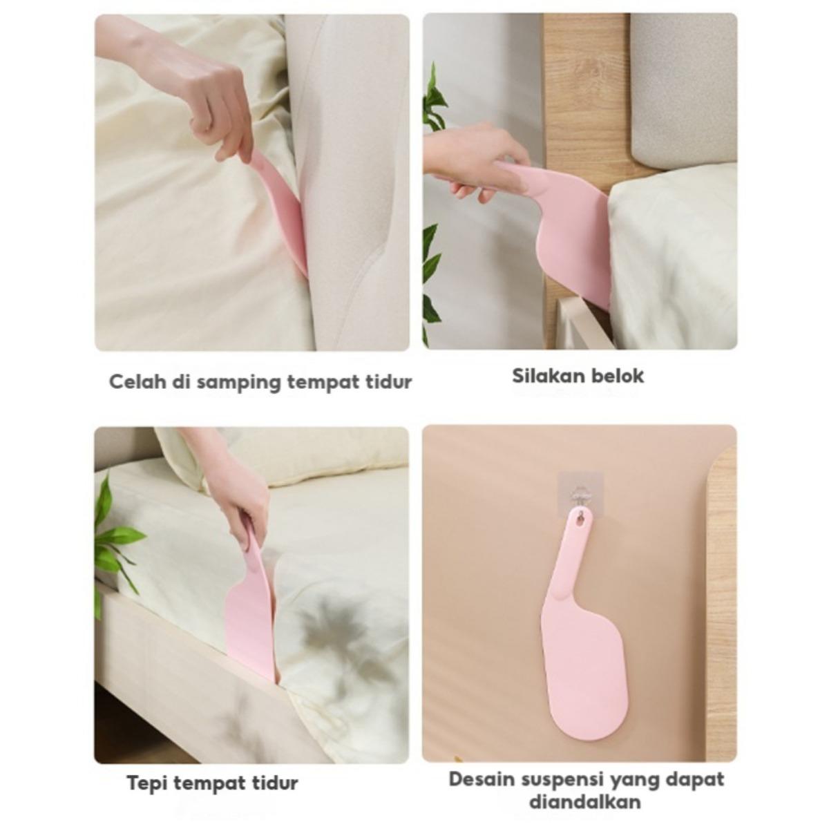 Alat Pasang Seprai & Penjepit Sprei Anti Melar - Alat Perata, Penahan dan Pemberat Sprei untuk Kasur dan Kamar Tidur Alat Pasang Seprai & Penjepit Sprei Anti Melar - Alat Perata, Penahan dan Pemberat Sprei untuk Kasur dan Kamar Tidur