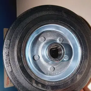 Roda troli Lori 6 inchi / sekitar 15 cm, as ukuran 2 cm