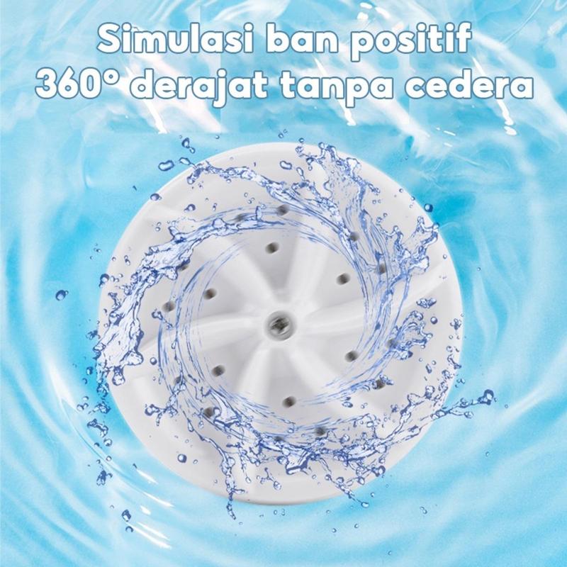 Mesin Cuci Mini Portable USB Ultrasonic / Mesin Putar Pencuci Pembersih Pakaian Dalam Kaos Kaki Handuk Piring / Turbine Washer Untuk Travelling 2